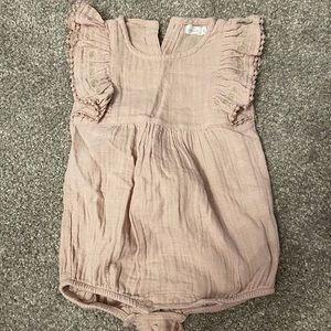 EUC Jamie Kay Stella Playsuit 3Y in Rose Dust